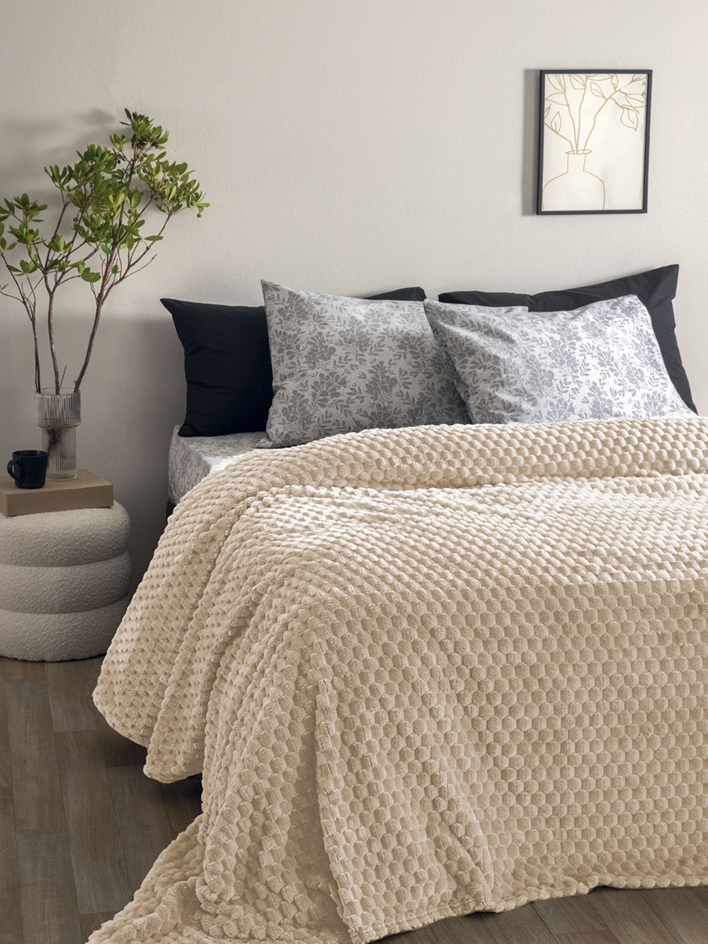 Κουβέρτα Fleece 160x220 ASTER CREME
