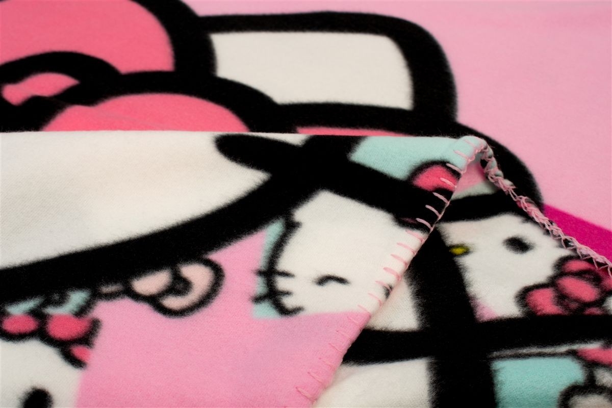 Κουβέρτα Fleece Sanrio Hello Kitty 34 100X140 Pink 100% Polyester