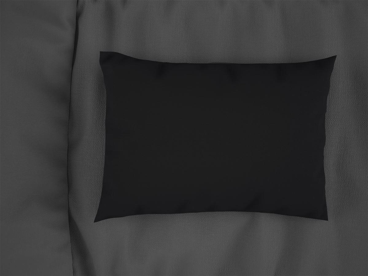 Μαξιλαροθήκες Ζεύγος Exotic Line 50X70+15 Black 100% Cotton