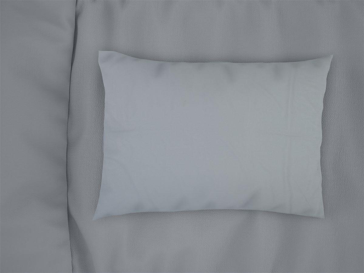 Μαξιλαροθήκη Solid 505 50X70 Light Blue-Grey 100% Cotton