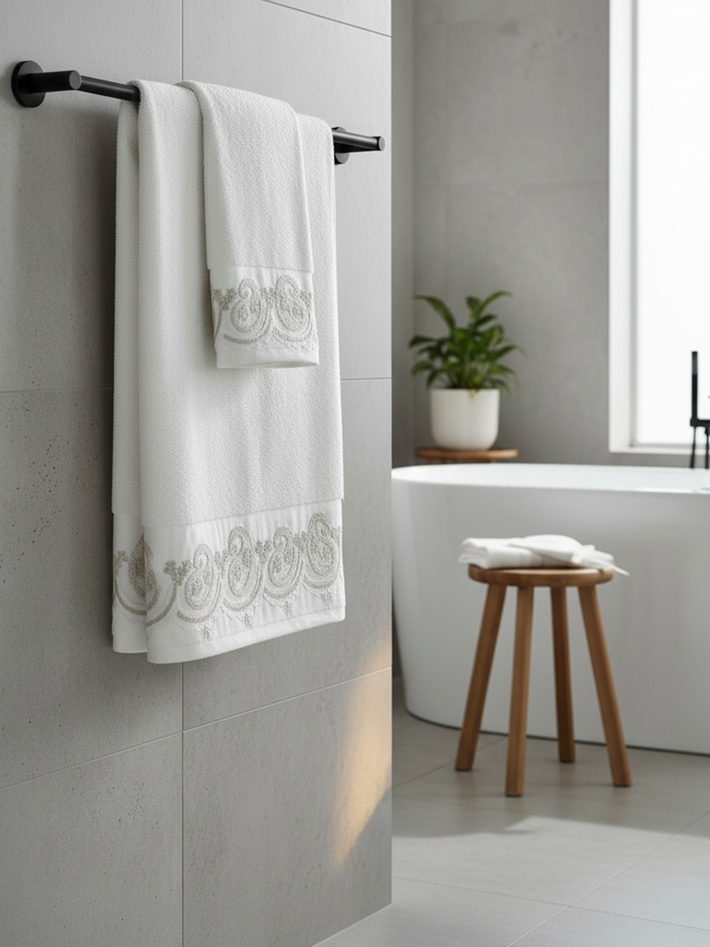 Σετ Πετσέτες Towels Collection MAIRA WHITE