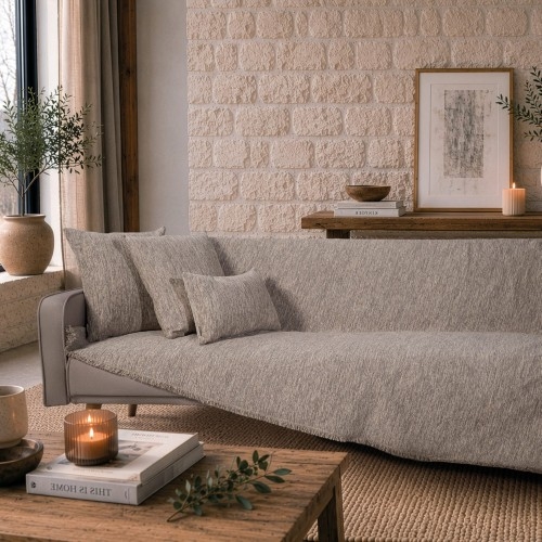 Ριχτάρι Kent 07 Taupe - Μονοθέσιο 180x150cm