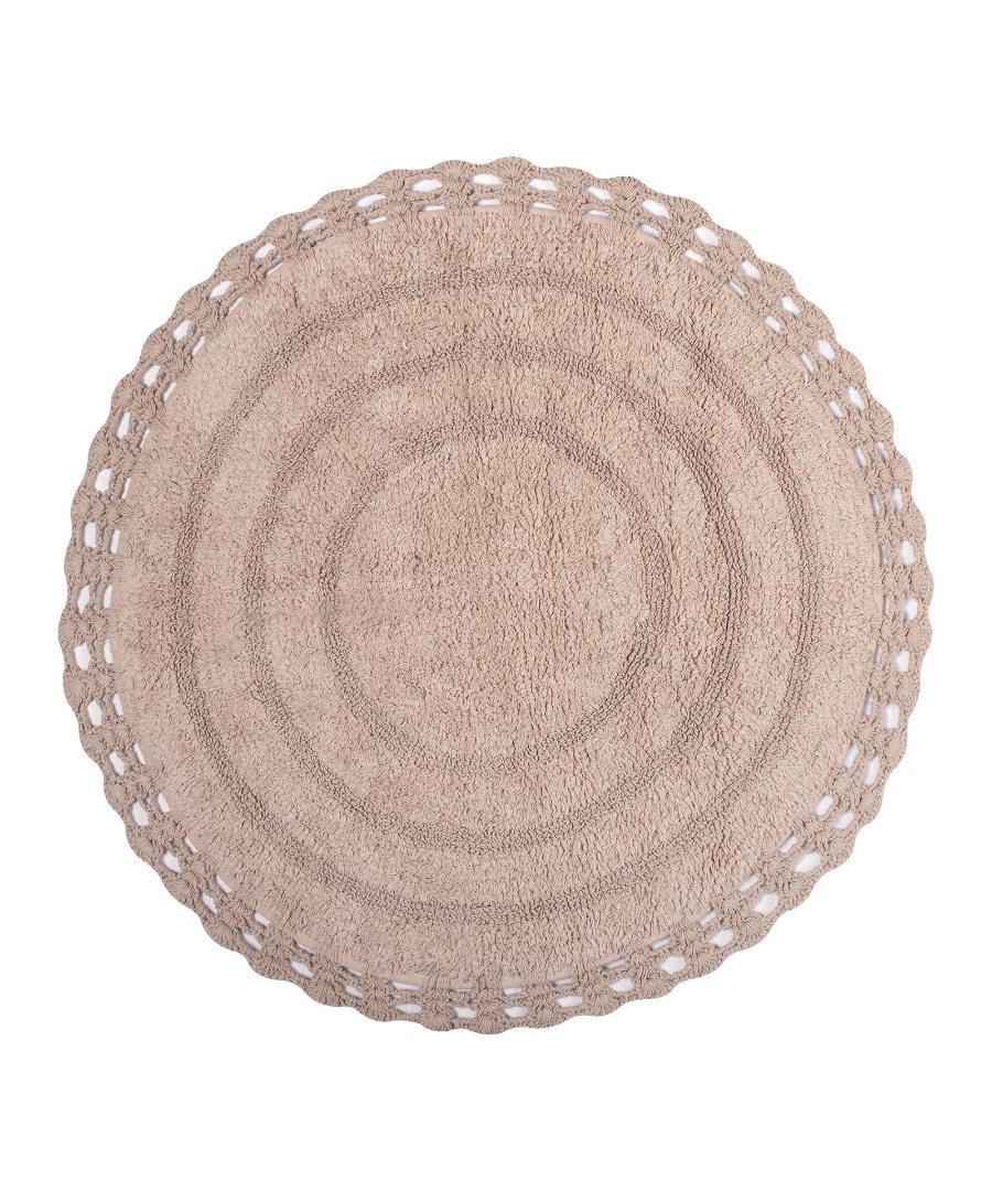 Πατάκι στρογγυλό ( 70cm ) linen
