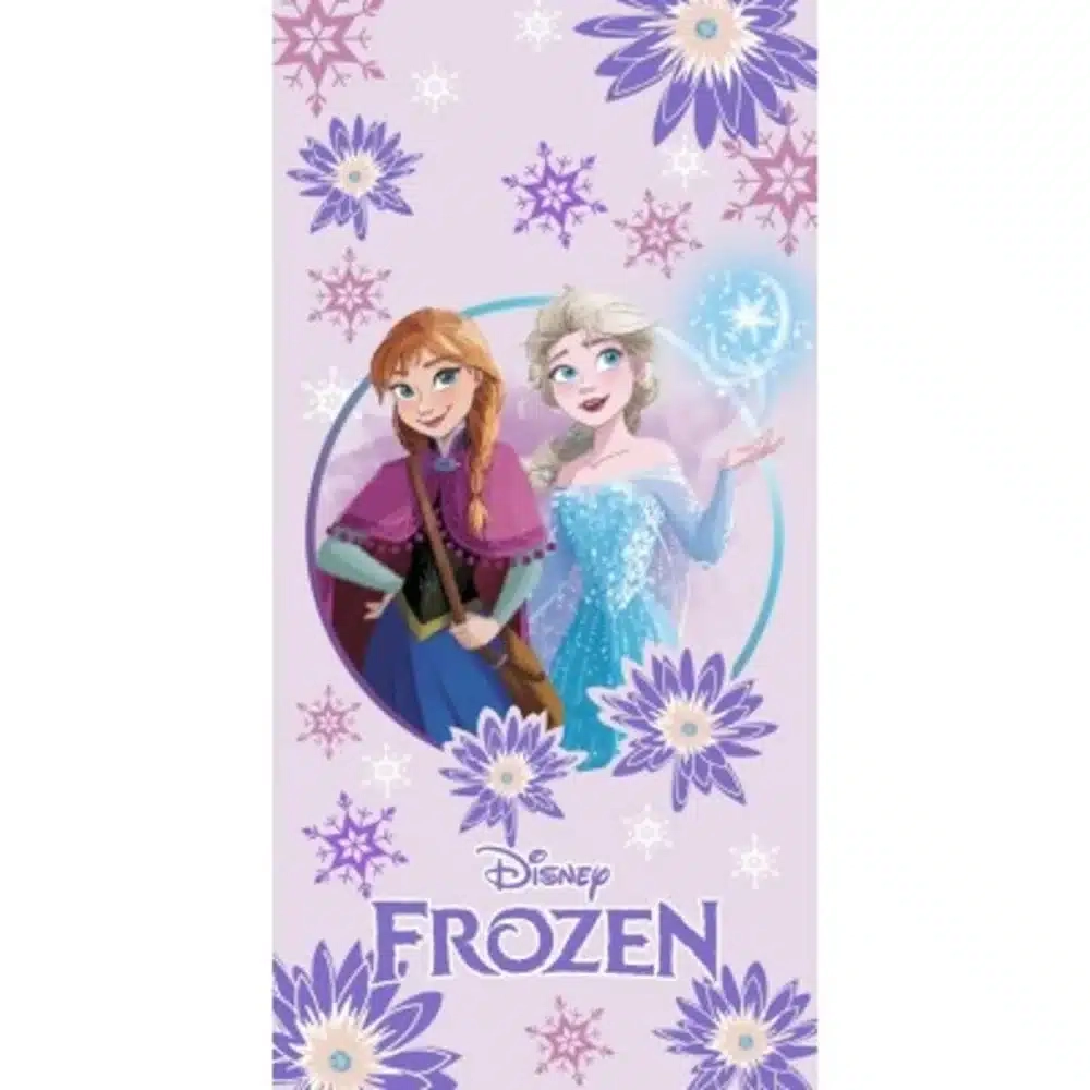 Πετσέτα Θαλάσσης Βαμβακερή Βελούδινη Frozen Magic