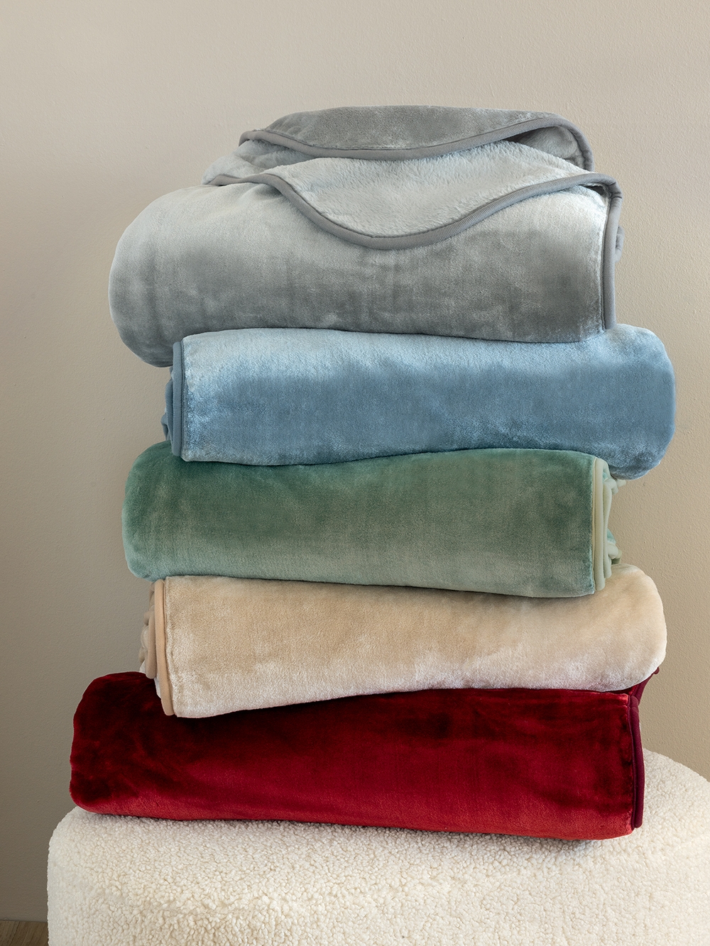 Κουβέρτα Βελουτέ 220x240 DREAM VELOUR/3 SANDY