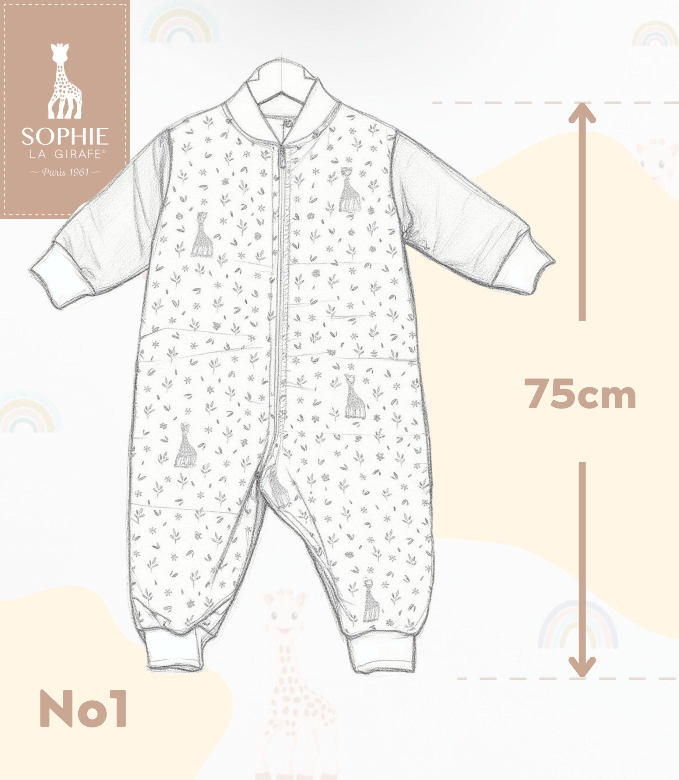 Υπνοφόρμα No1 75cm 2.5 Tog - Des. 504 SOPHIE LA GIRAFE