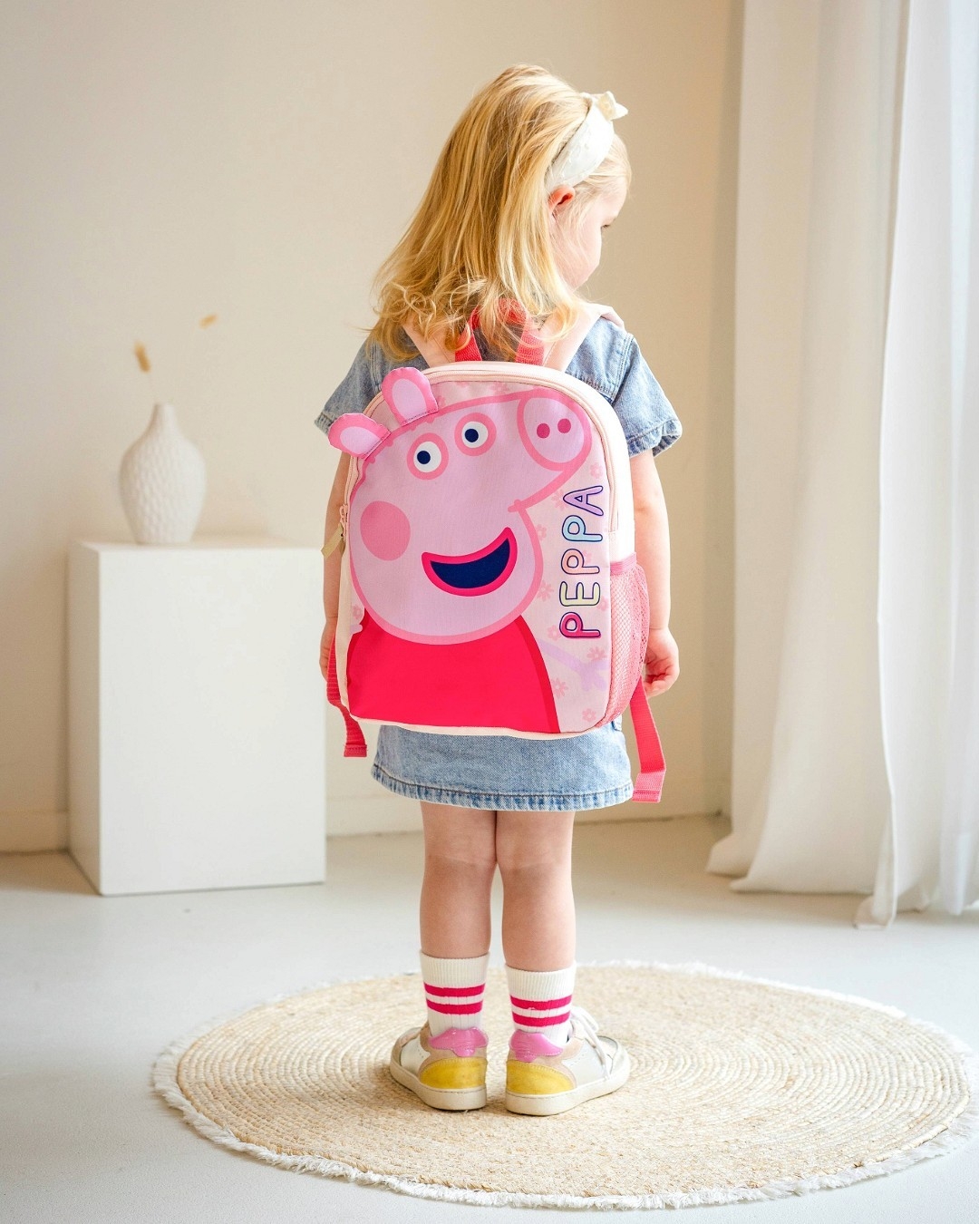 Σακίδιο Πλάτης Peppa Pig Fluffy Friends 3D Ροζ 32x26x11 cm