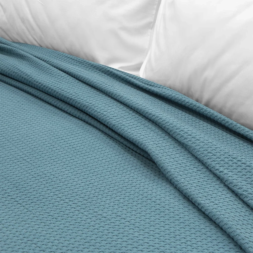Κουβέρτα King Size (240×260) Πικέ Cocoon Πετρόλ