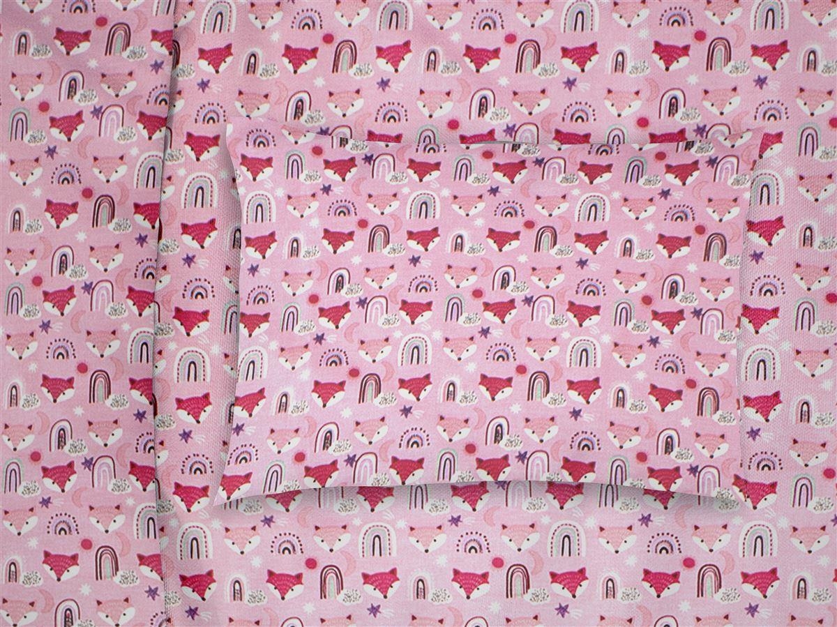 ΜΑΞΙΛΑΡΟΘΗΚΗ ΕΜΠΡΙΜΕ bebe Fox 525 35X45 Pink 100% Cotton
