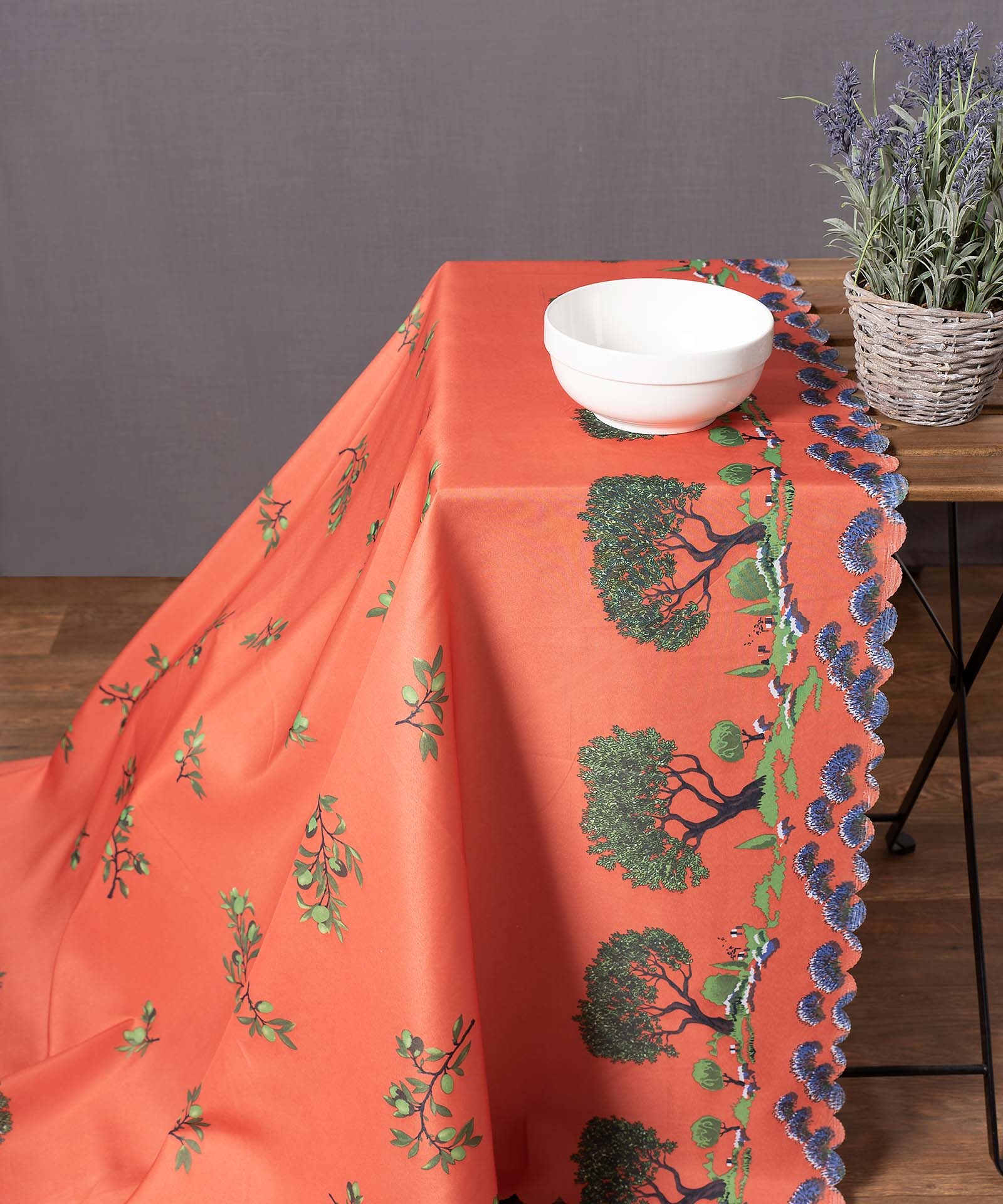 τραπεζομάντηλα (140cm x 240cm) mod2 κεραμιδί