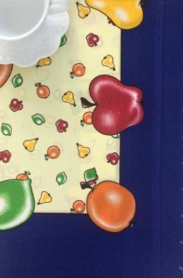 τραπεζομάντηλα 220 ( 150cm ροτόντα) μπλέ