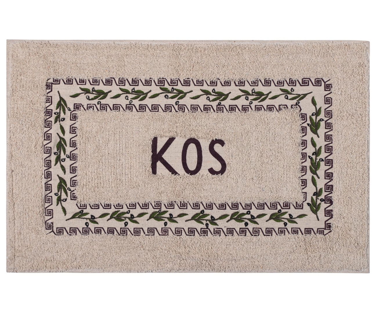 Πατάκι ελιά Κώς (50cm x 80cm) καφέ