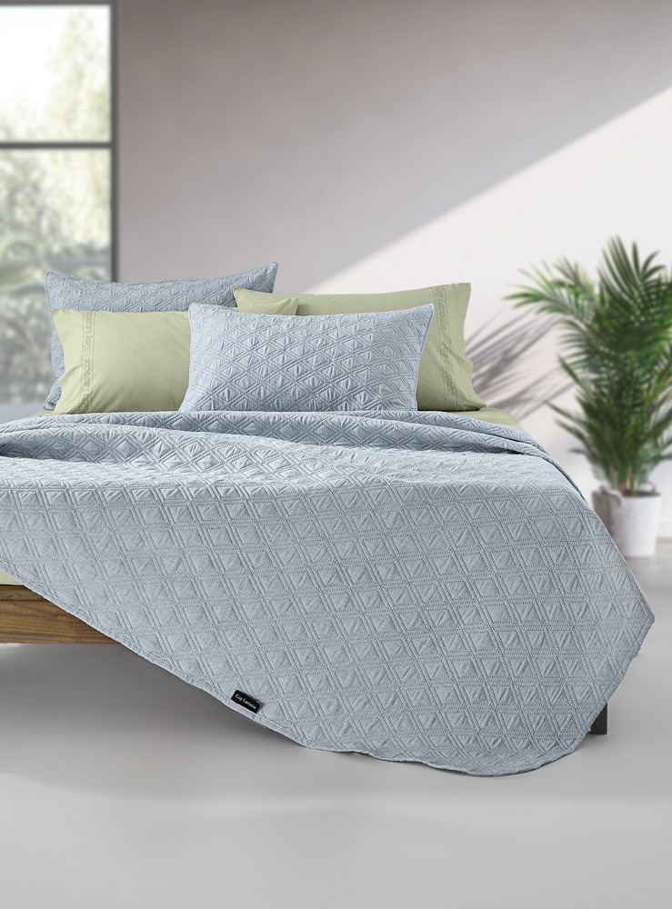 Σετ 2τμχ Κουβερλί Tempest Blue 