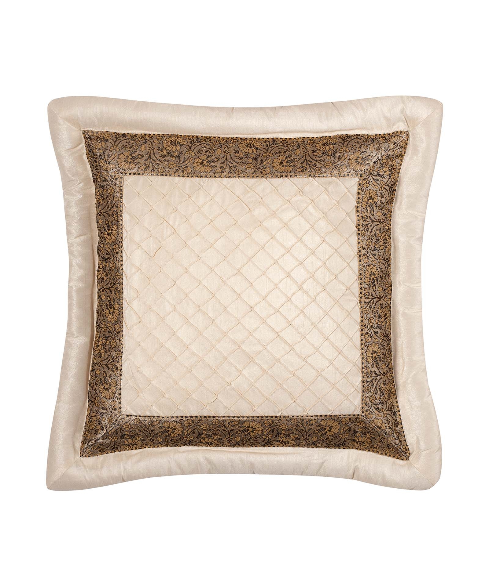 ΜΑΞΙΛΑΡΟΘΗΚΗ (45cm x 45cm)  μπουρλέ ivory