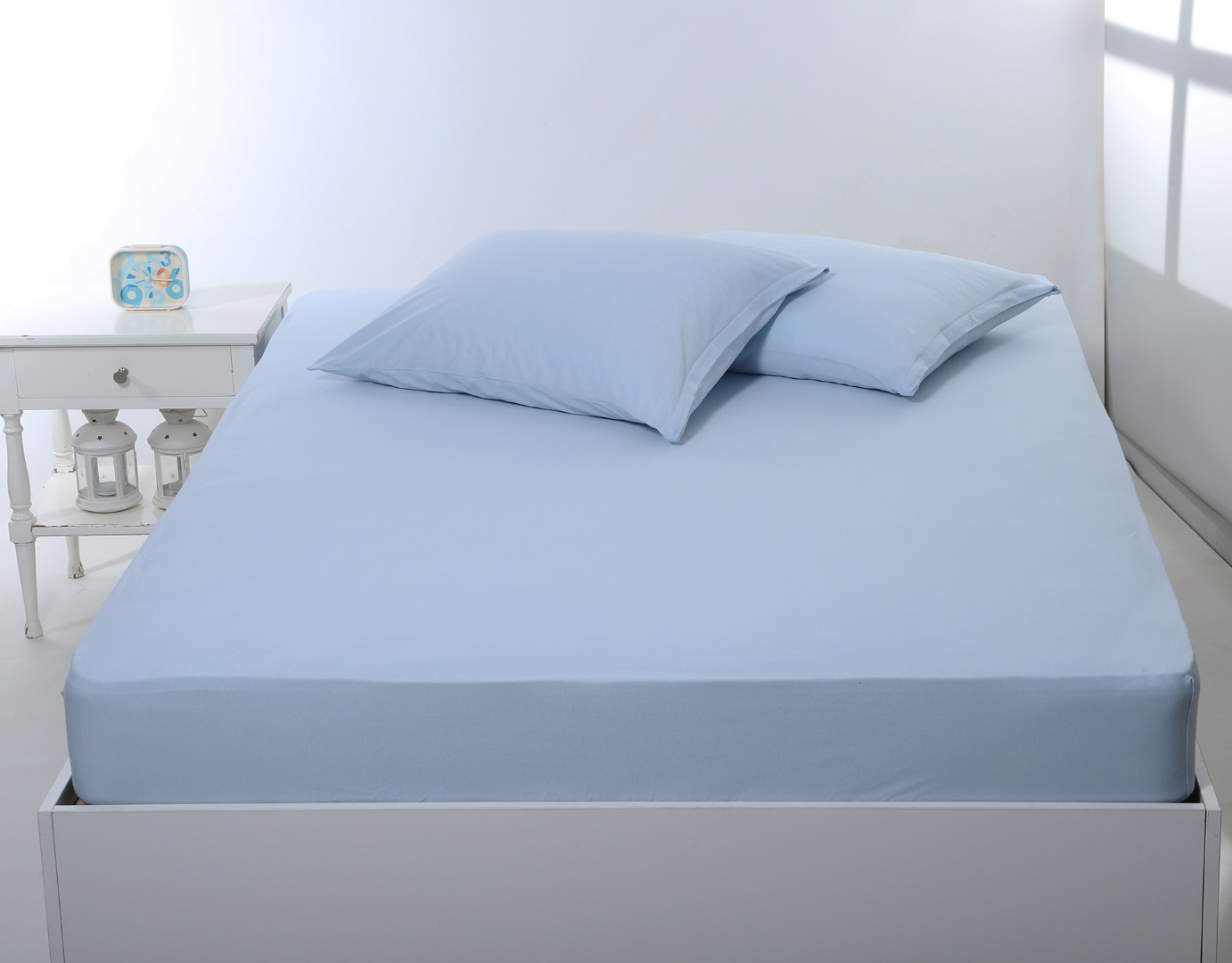 Σεντόνι με λάστιχο jersey (160cm x 200cm + 35cm) siel