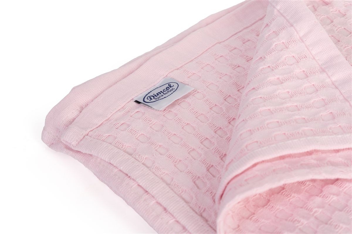 Κουβέρτα Πικέ Μονόχρωμη 325 gr/m² 165x270 English Rose 100% Cotton