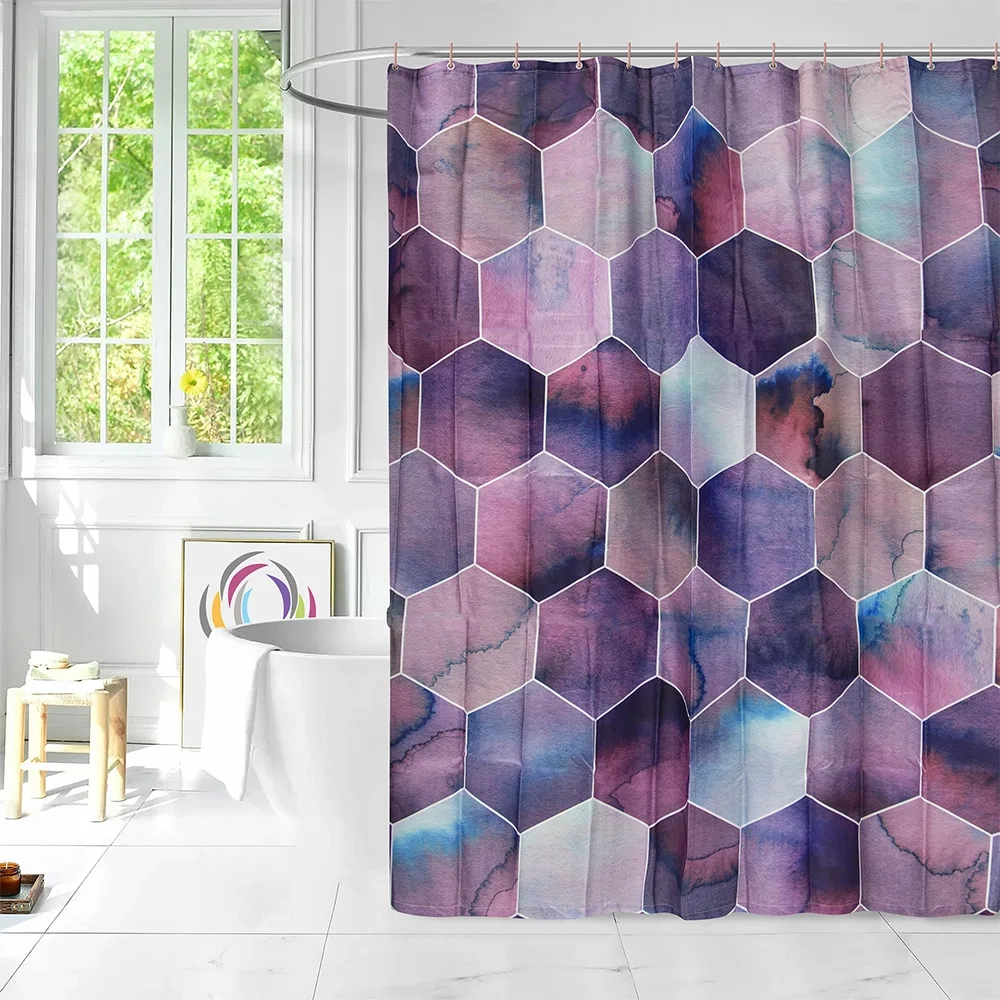Κουρτίνα Μπάνιου 180×200 Hexag