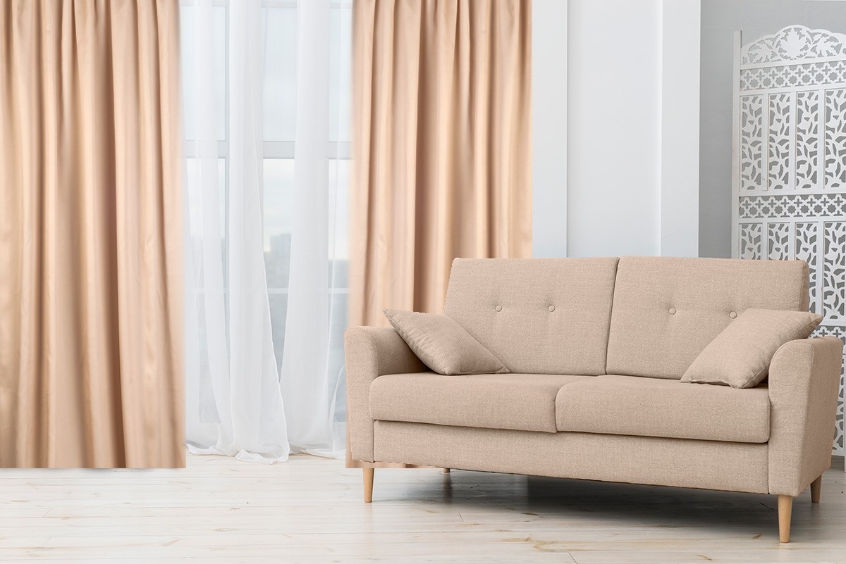 Κουρτίνα Ζακάρ (1φύλλο) 145x270 Omega Home Design 206