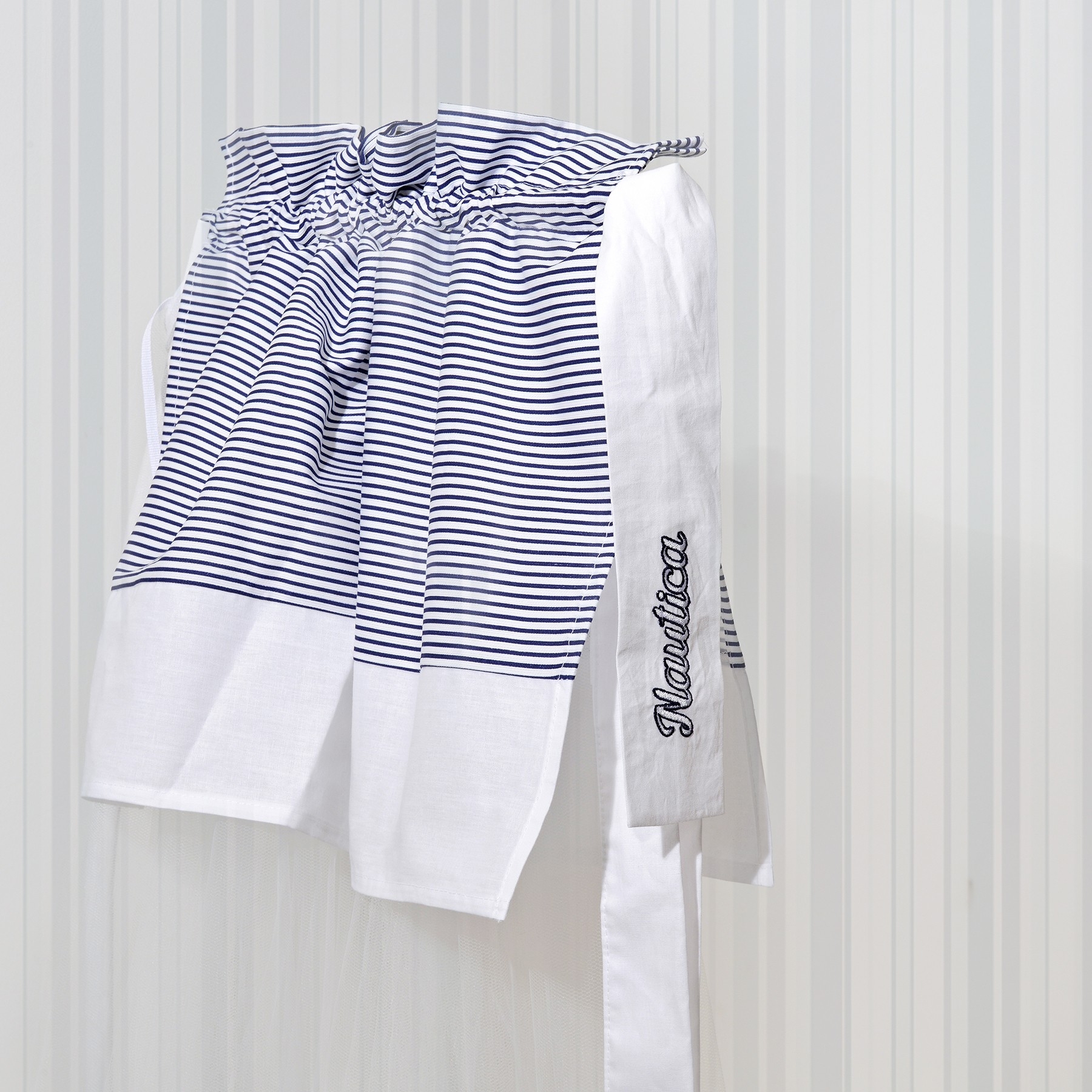 Κουνουπιέρα 180x500 cm Design 908 Μπλε Σκούρο - Ριγέ