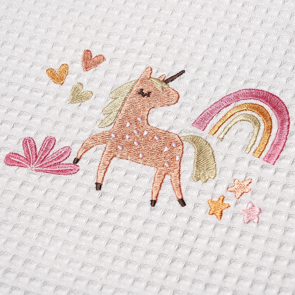 ΚΟΥΒΕΡΤΑ ΠΙΚΕ ΑΓΚΑΛΙΑΣ 80X110 ADAM HOME UNICORN WHITE