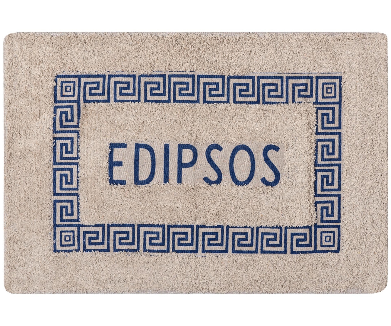 Πατάκι μαίανδρος Αιδηψός (50cm x 80cm) μπλέ