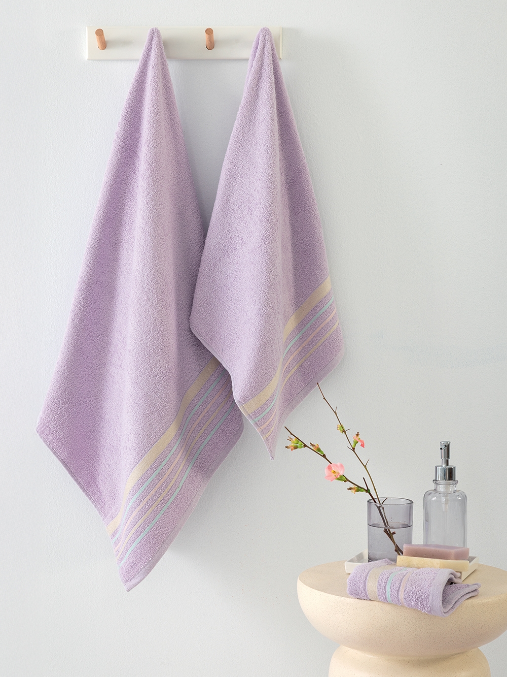 Σετ Πετσέτες (30X50, 50X90, 70X140) MONICA LILAC