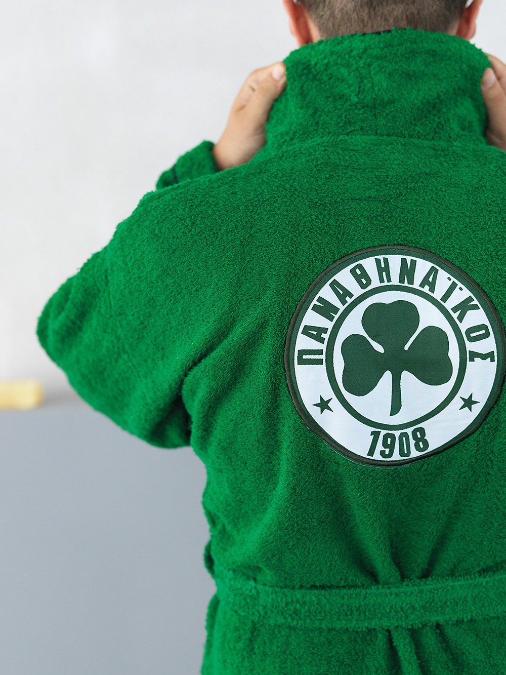 Μπουρνούζι Panathinaikos F.C. Ενηλίκων 100% Βαμβάκι - Medium