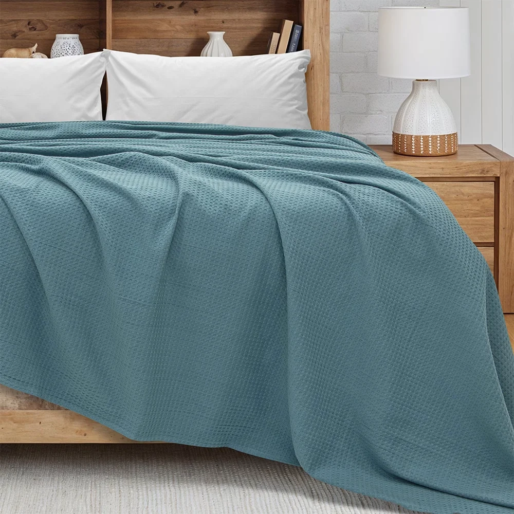 Κουβέρτα King Size (240×260) Πικέ Cocoon Πετρόλ