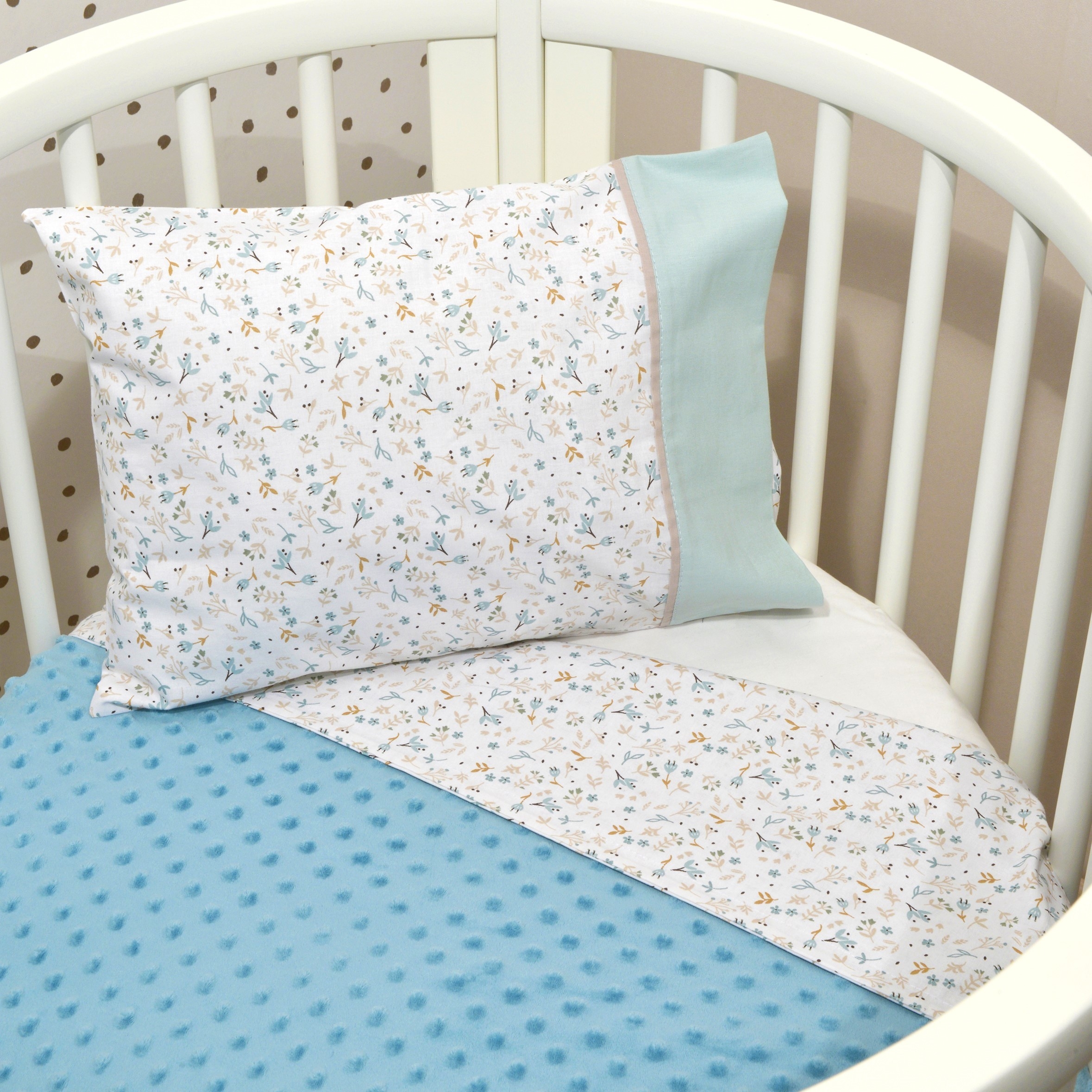 Minky Κουβέρτα Αγκαλιάς Διπλής Όψης 75x95cm Design 403 Oliver Baby