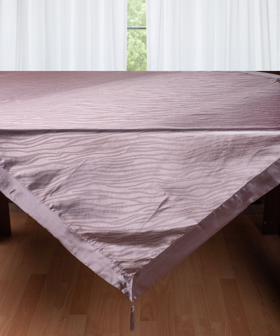 Σατέν τραπεζομάντηλο 2009 (160cm x 260cm) μώβ