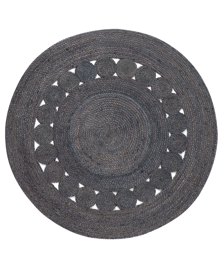 Χαλί γιούτα 1770 (200cm) dark grey