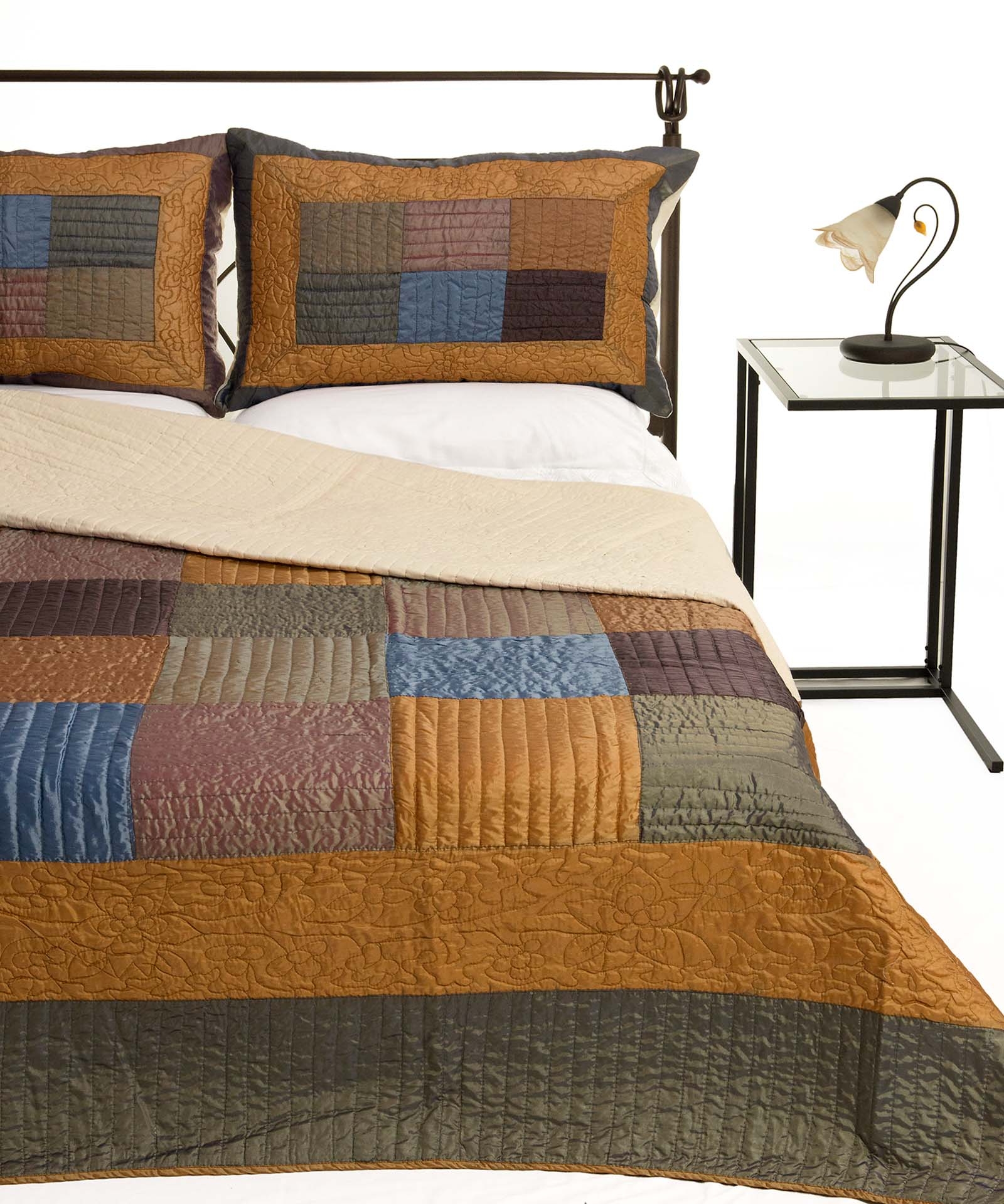 ΚΟΥΒΕΡΛΙ σετ (220cm x 240cm + 2 x 50cm x 70cm) 6153 σιέλ