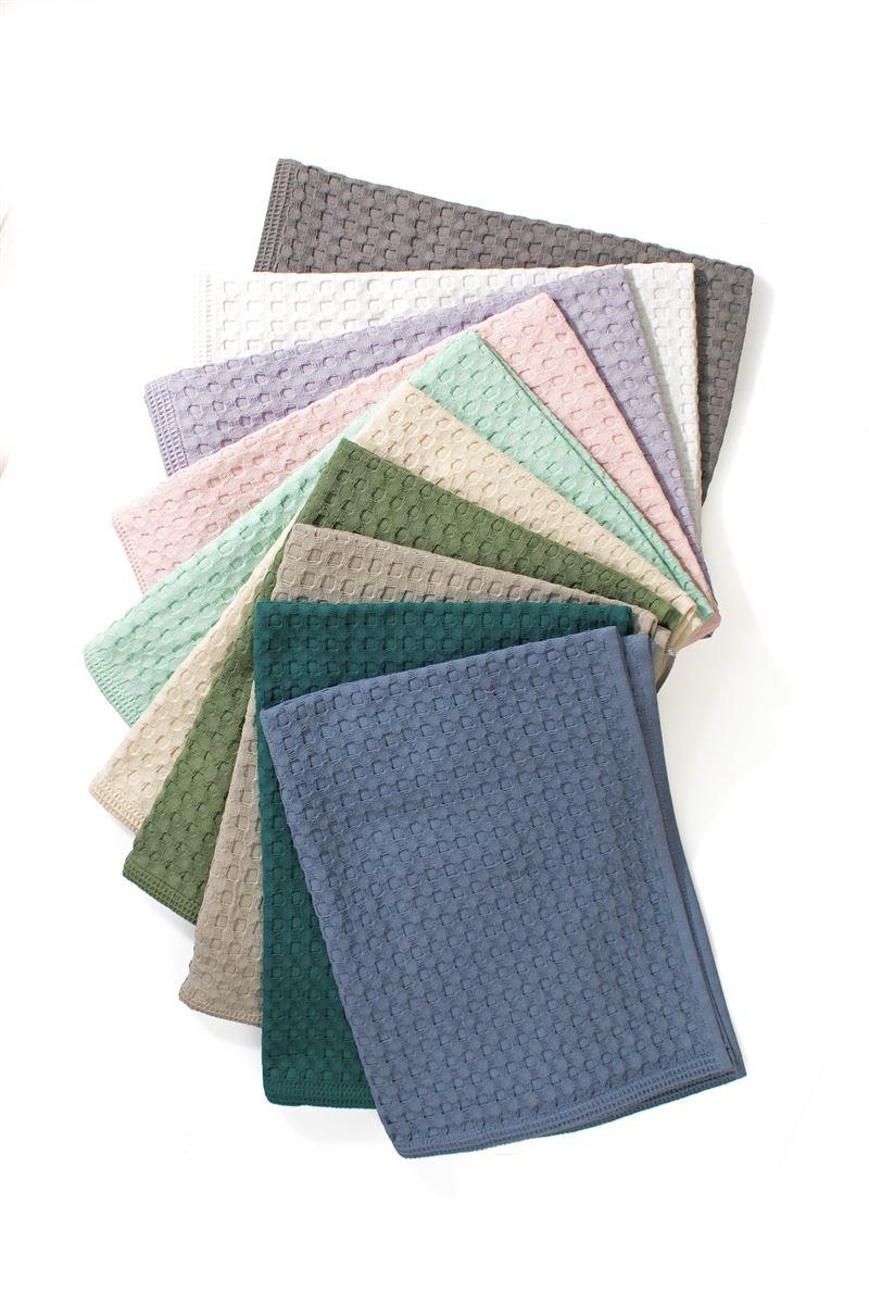 Ποτηρόπανο Πικέ 325 gr/m² Solid 50X70 Petrol 100% Cotton