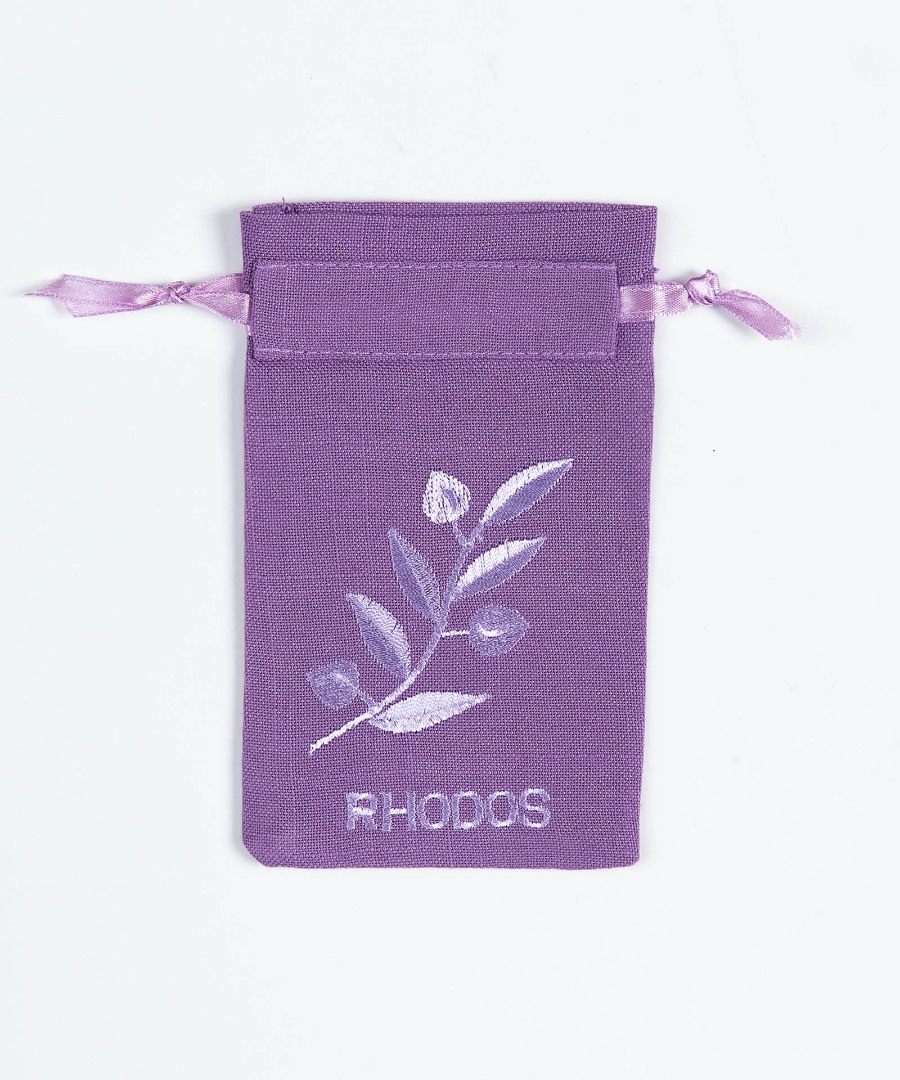 Σαπουνοθήκη (10τμχ) ΡΟΔΟΣ (9cm x 14cm) Μωβ