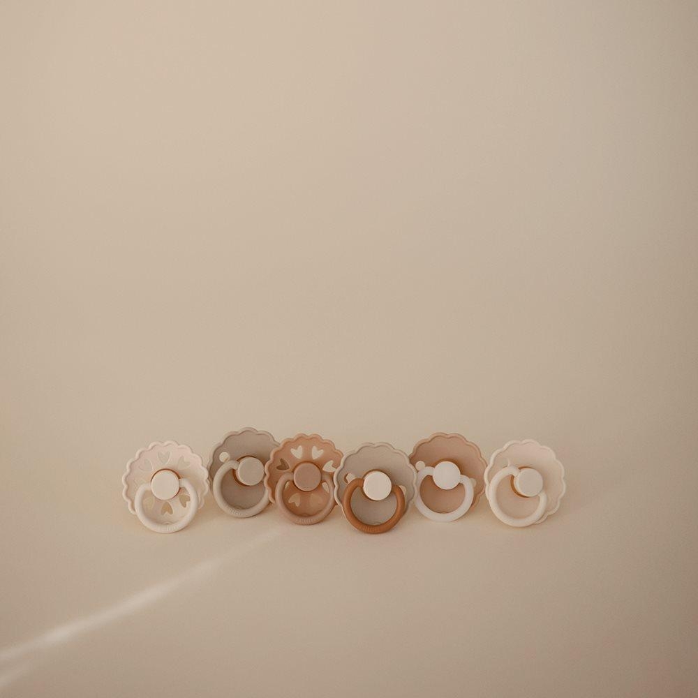 Σετ 6 Πιπίλες Latex FRIGG – Cinnamon Charm 0-6 Μηνών