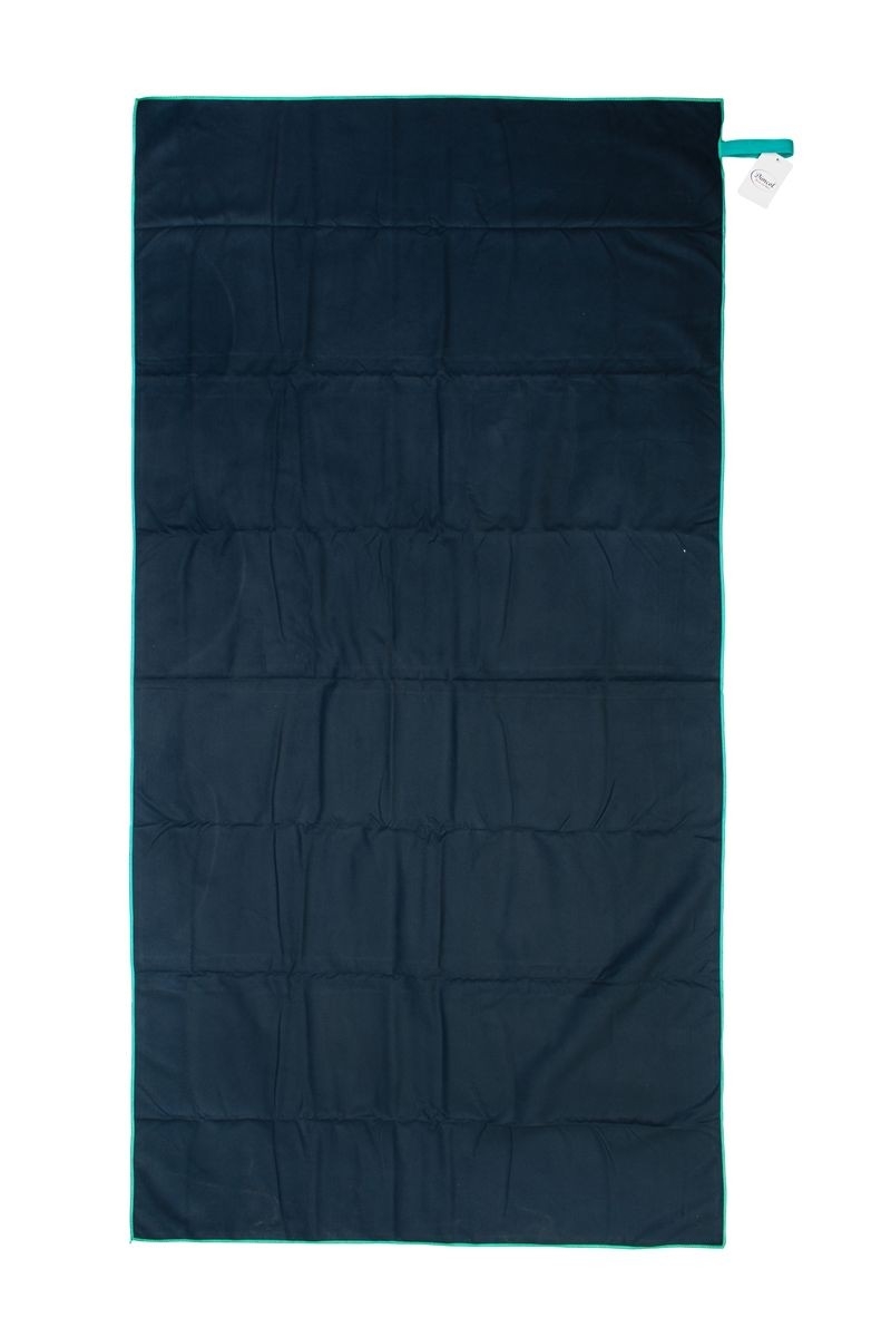 Πετσέτα Γυμναστηρίου Quick Dry 50x80 Navy Blue-Turquoise 90/10 Polyester/Polyamide