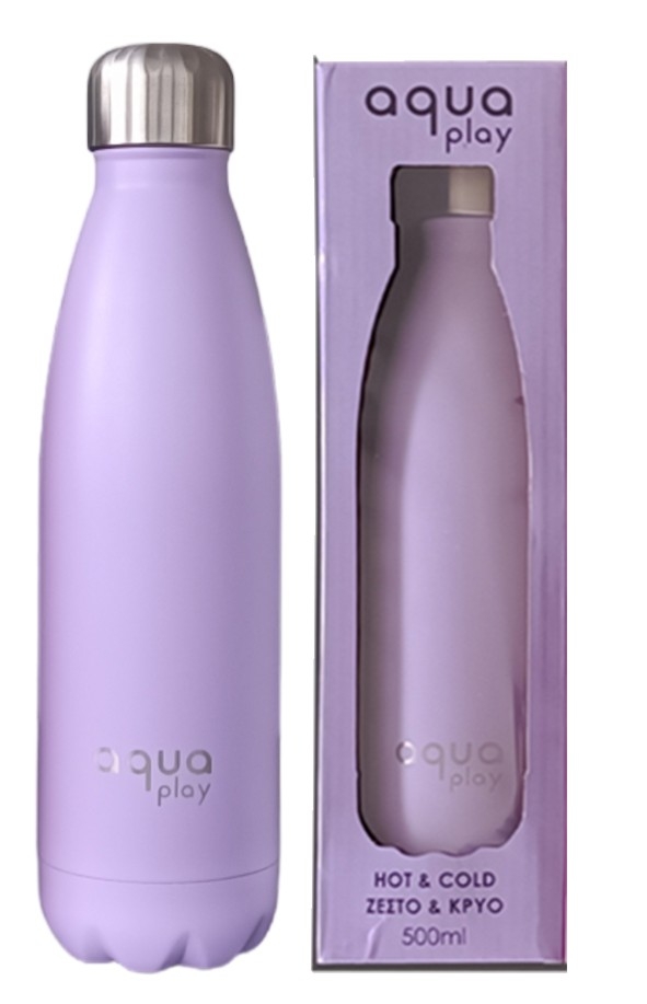 Μπουκάλι Θερμός 500 ml AquaPlay Λιλά