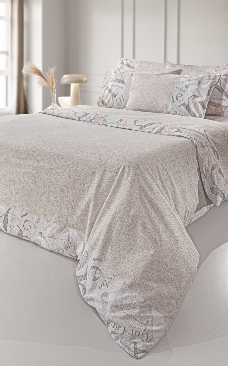 Σετ 4τμχ Σεντόνια Passport Beige με Λάστιχο