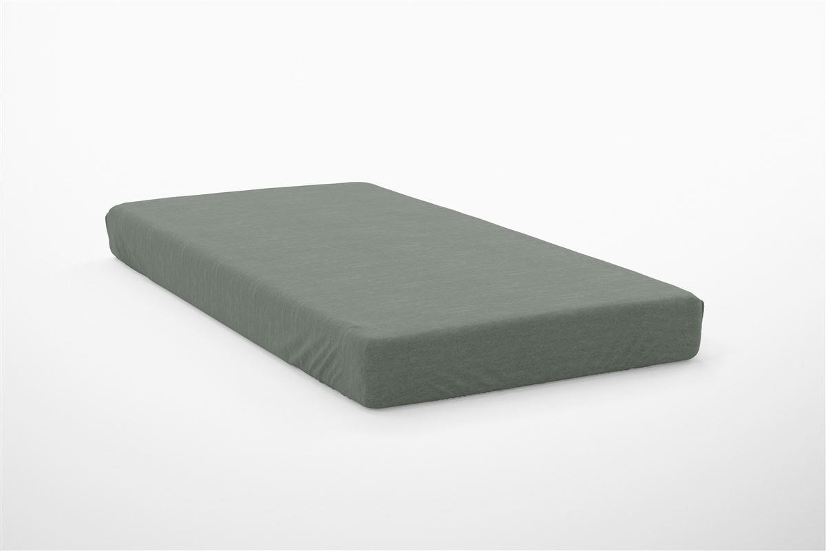 Σεντόνι Με Λάστιχο 1 τεμ. Exotic Line 100X200+30 Olive 100% Cotton