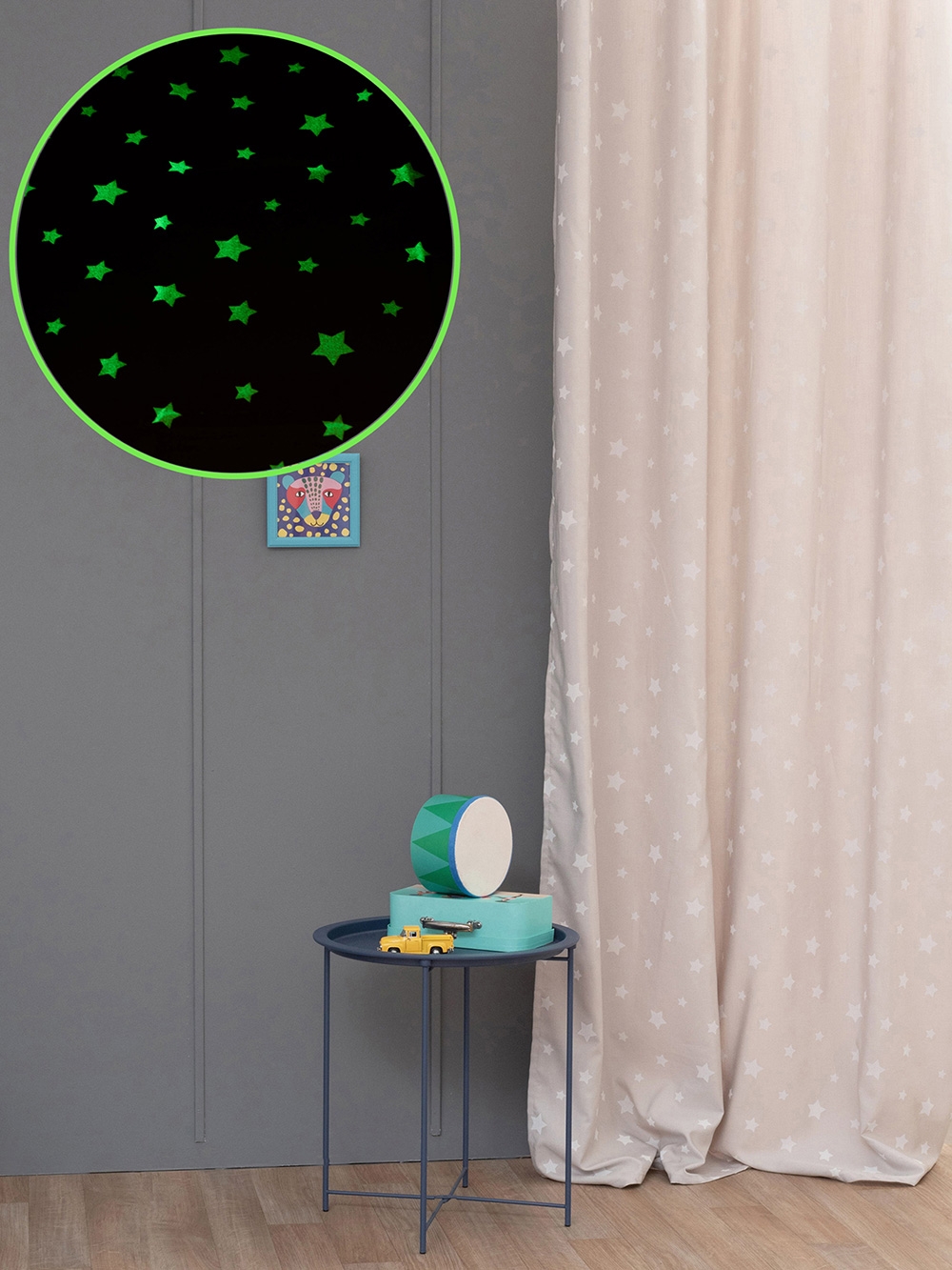 Κουρτίνα με Τρουκς Luminous Παιδική 140x260 cm – Φωσφορίζει