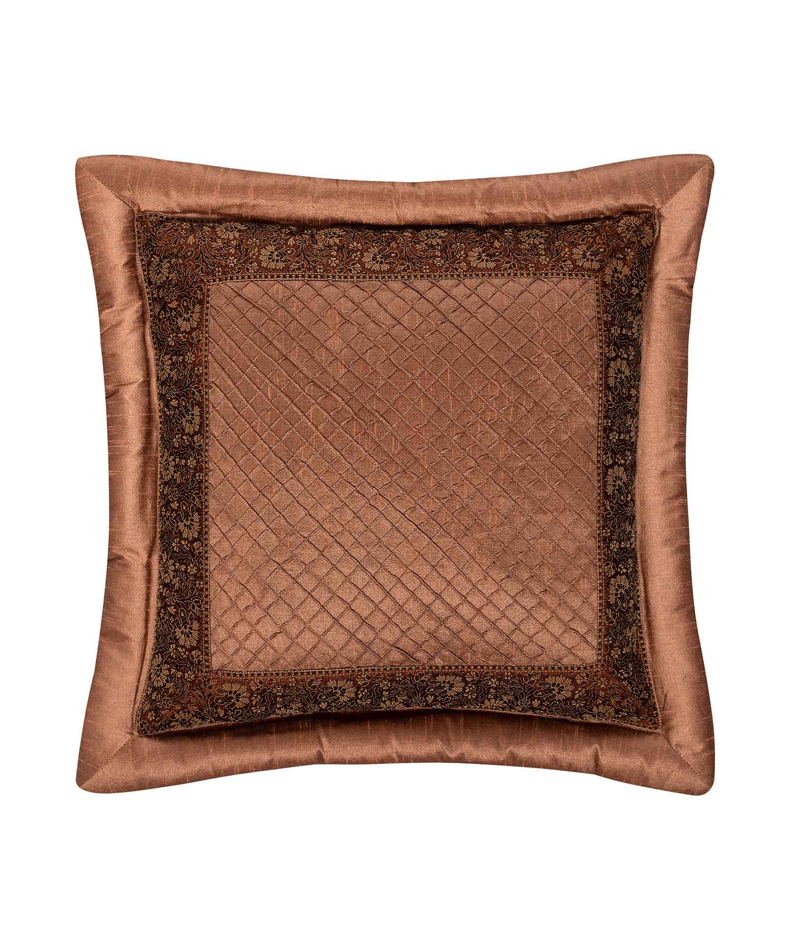 ΜΑΞΙΛΑΡΟΘΗΚΗ (45cm x 45cm)  μπουρλέ καφέ