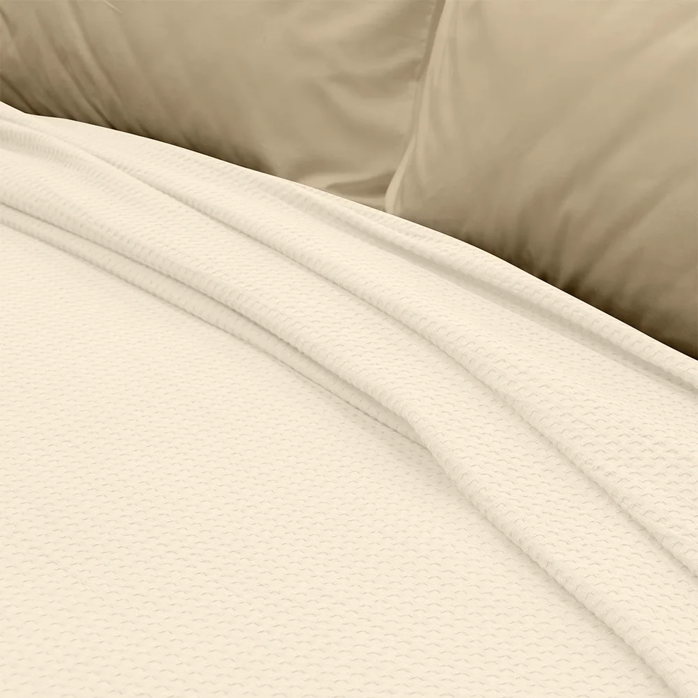 Κουβέρτα King Size (240×260) Πικέ Cocoon Εκρού