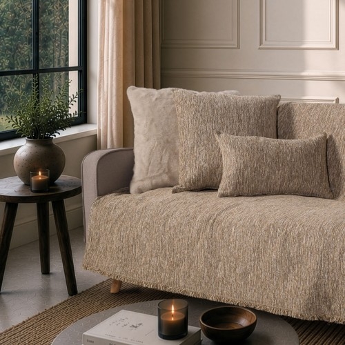 Ριχτάρι Kent 02 Warm Beige - Μονοθέσιο 180x150cm