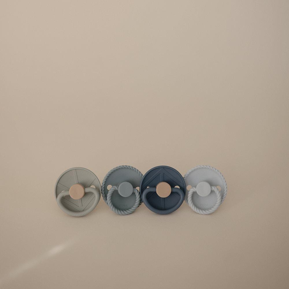 Σετ 4 Πιπίλες Latex FRIGG – Skyline Serenity 0-6 Μηνών