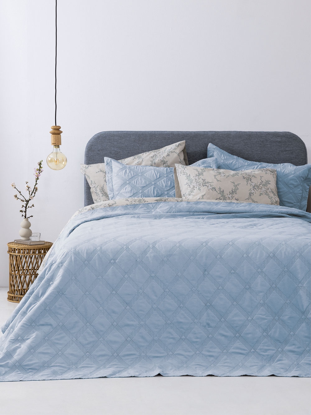 Σετ Κουβερλί King size 260x240 IFIGENEIA DENIM