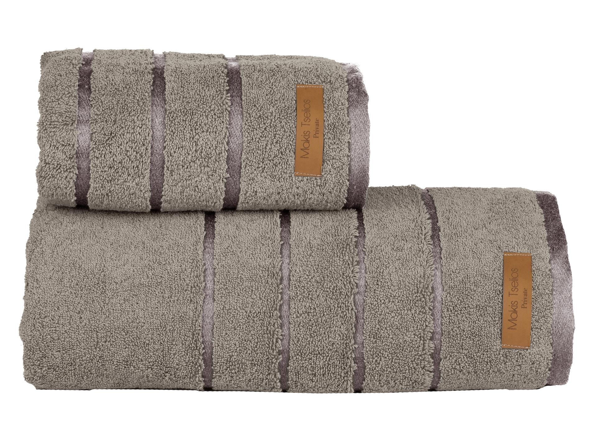 ΠΕΤΣΕΤΑ ΜΠΑΝΙΟΥ PRIVE SILVER 90X150 100% COTTON 600gsm