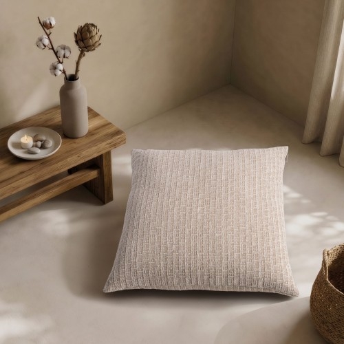 Μαξιλαροθήκη  Joliet 02 Sand - 50x50cm με γέμιση