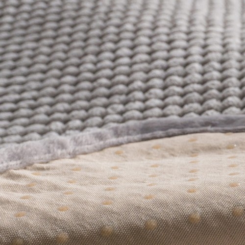 Ριχτάρι Αντιολισθητικό Αδιάβροχο Pearl 11 Grey - Τριθέσιο 180x300cm