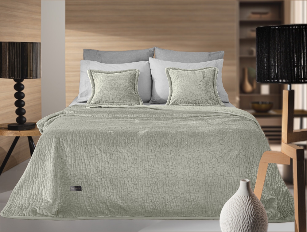 Σετ 2τμχ Κουβέρτα Bolzano Khaki 