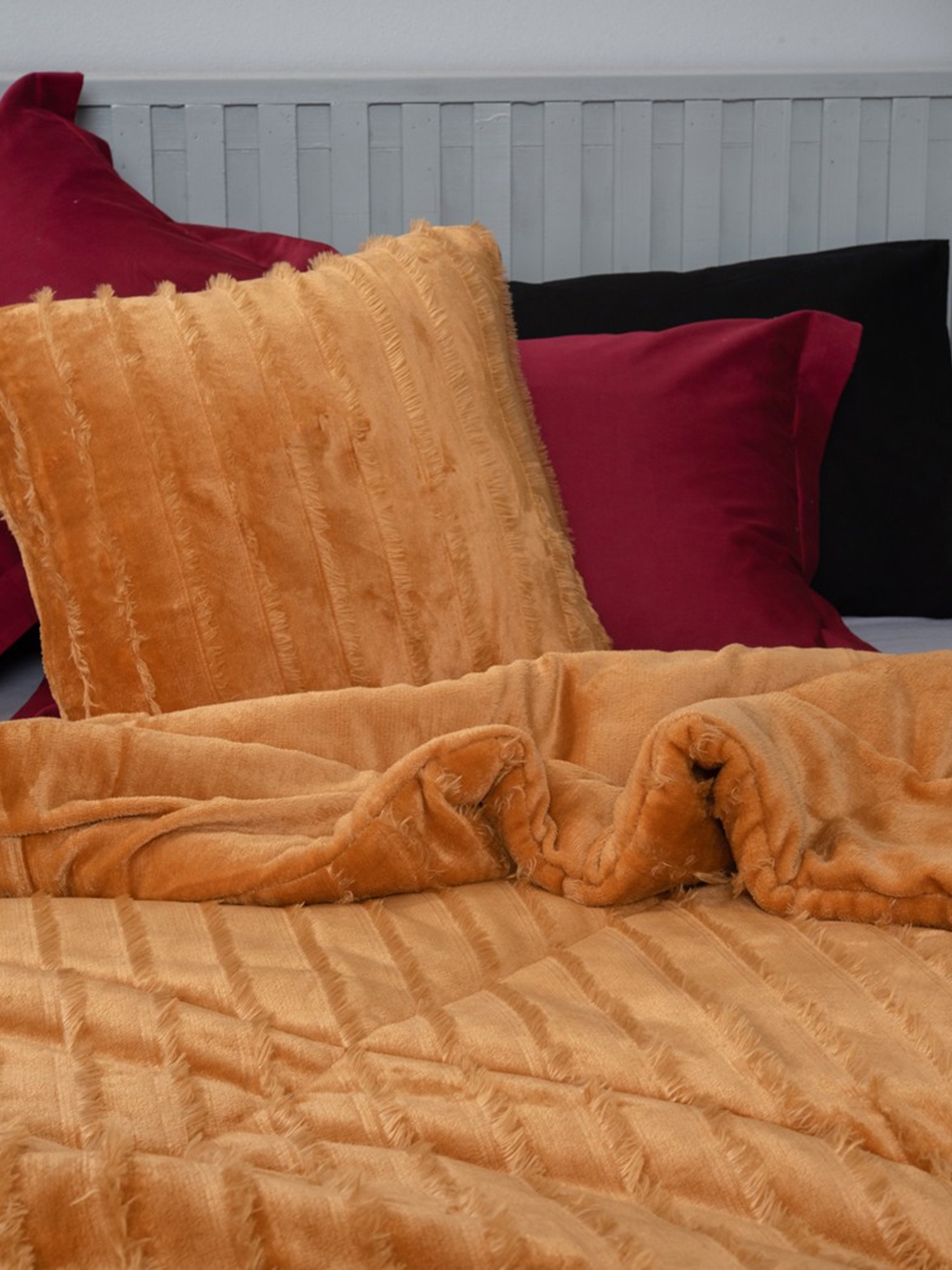 Διακοσμητική Μαξιλαροθήκη 50x50 cm GWEN GOLD - 100% Polyester Jacquard